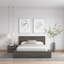 Ensemble de chambre avec lit et table de chevet 2 pièces Antonnio-479203302-483835342