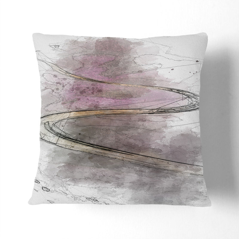 Square Throw Cushion, Black, 40cm H x 40cm W x 15cm D