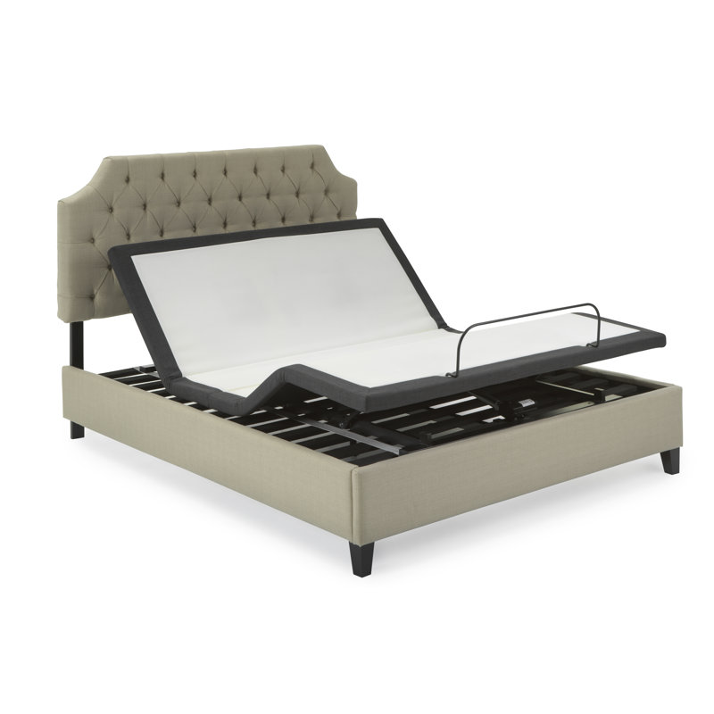 Blissful Nights Z4 Adjustable Base, Zero Clearance for storage and platform bedframes, Queen