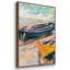 Trois bateaux de pêche à l'Eretrat par Monet, reproduction sur toile 3 pièces-2027358215-2027358212