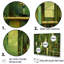 «Whispering Bamboo», motifs géométriques sur toile-736448681-736448680