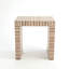 Sienna Nesting End Table-Walnut/Bone-Lg