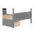 Gissette Kids Twin Over Full Bunk Bed with Drawers-1359227587