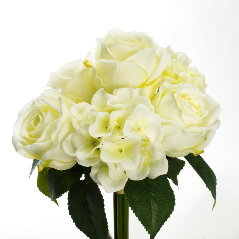 Jets rose et hortensia, blanc