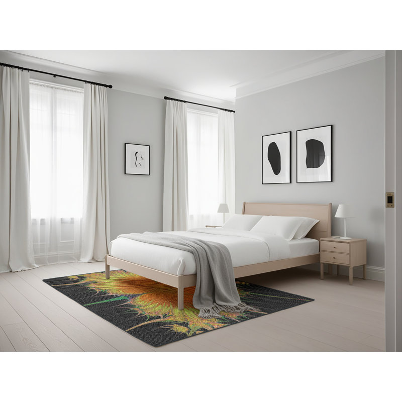 Tapis orange, Rectangle 5 pi x 7 pi