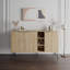 Jaycee 142 Cm Wide Sideboard | Stylish Storage Cabinet with Metal Hairpin Legs-1367084903