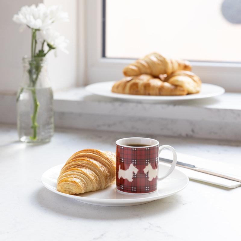 KitchenCraft 80ml Porcelain Scottie Dog Espresso Cups