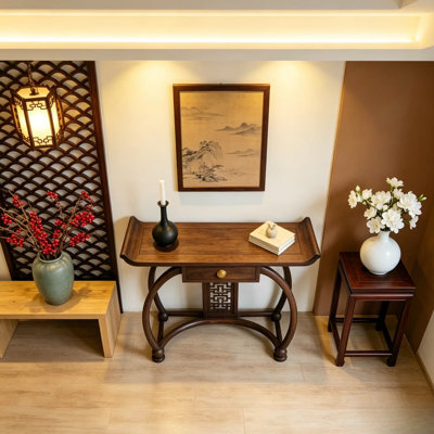 New Chinese style wood console table.