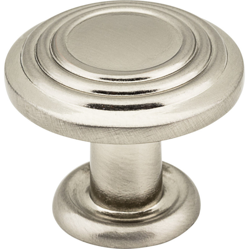 Vienna 1 1/4" Diameter Mushroom Knob, Satin Nickel