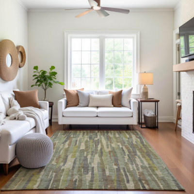 Premium Machine Washable Elize AMF1314 Stripes Rug