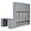 Wall Murphy Bed With Desk And Storage Shelves And Big Cabinets-1617929237
