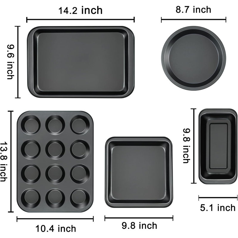5-piece Nonstick Bakeware Set 