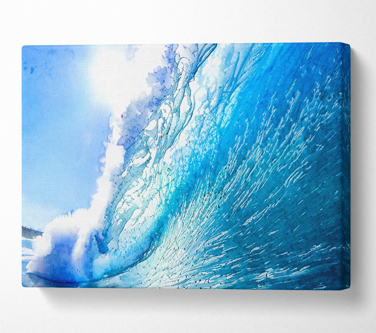 House of Hampton Crystal Ocean Wave - Wrapped Canvas Art Prints ...