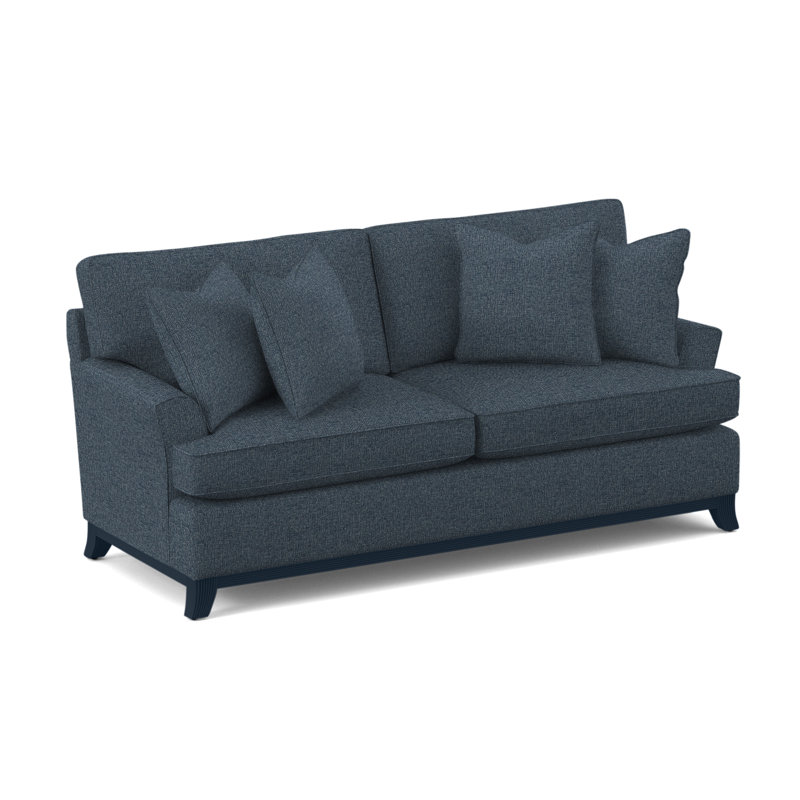 Oaks Way Sofa, Basic Blue; 0317-63, Brass