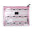 Hello Kitty Slim 2 Pcs Nested Cute Makeup Pouch Set, Water Resistant Zippered Travel Cosmetic