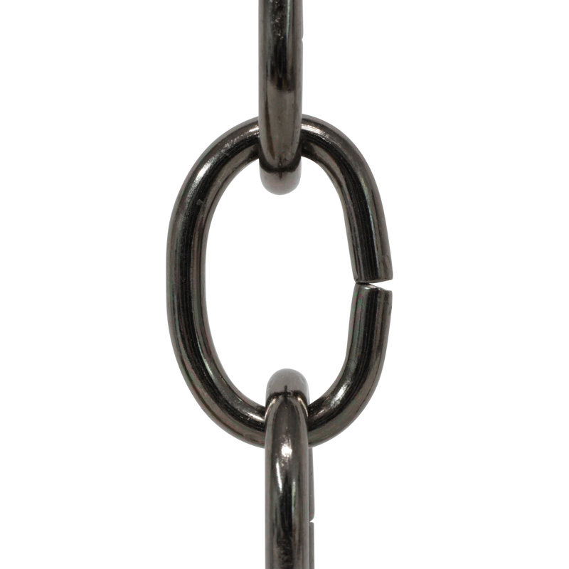 Decorative Standard Link Chandelier Chain or Chain Break, Gunmetal, 1ft 