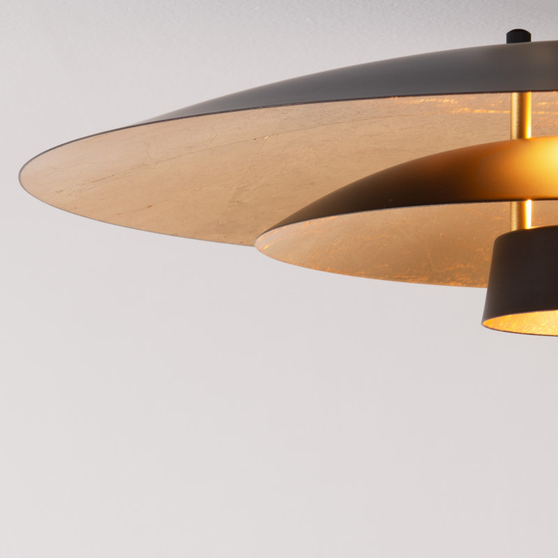 Lampe en arc Muldoon, Laiton délavé