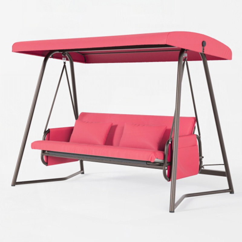 Balançoire, rouge, support avec 700 lb, 3-4