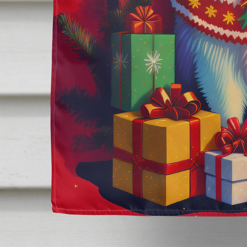 Double Sided 40'' H x 28'' W Polyester Christmas House Flag