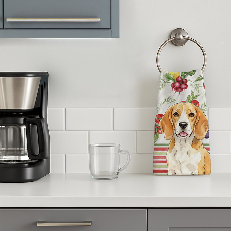 Torchon citron et blanc Beagle, Lemon/White Beagle