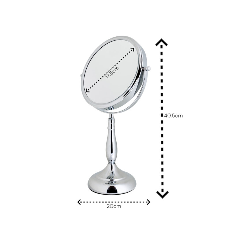 Amrei Metal Round Floor Mirror