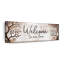 «Welcome To Our Home Typographie I», reproduction sur toile-1188045443
