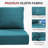 Wickes 24 In. X 24 In. Outdoor Deep Seating Lounge Chair Cushion 6" Thick Water-Resistant Seat/Back Cushion-108320050