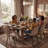 Chardee Tufted Upholstered Dining Chairs Faux Leather Waterproof Side Chair With Metal Frame-304930569