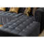 Canapé modulaire en velours de 132 po de largeur-1379928527