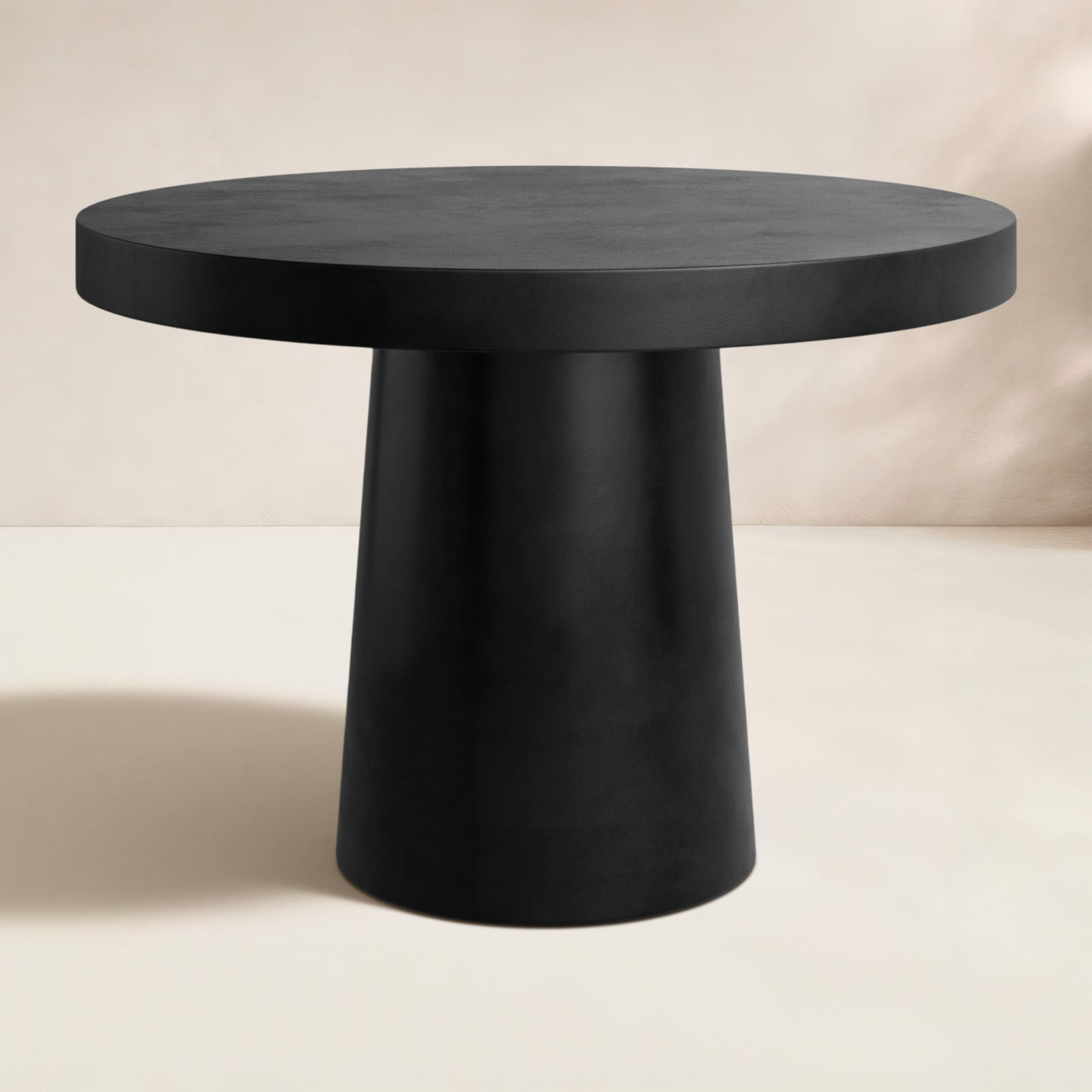 Prevelly 43" Patio Dining Table, Black