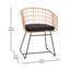 Chaise de patio avec coussins Fielder-88735389