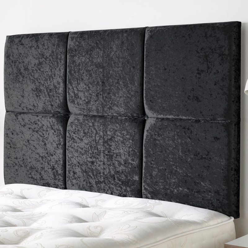 Upholstered Headboard, Kingsize (5'), Black