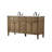 Rivers 60'' Double Bathroom Vanity with Marble Top-339834309