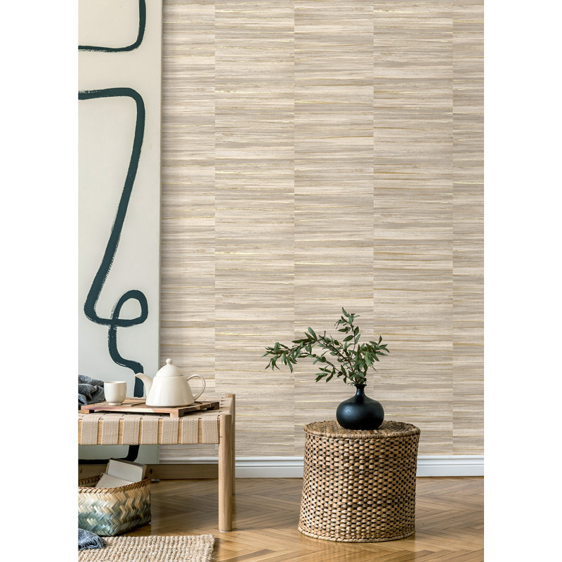 Rouleau de papier peint L 33 pi x l 20,5 po Puneeth, Neutre