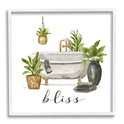 " Bliss Various Potted Plants " Watercolor Painting
