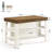 Bar Table - Engineered Wood - 1 Piece - Bar Table - Brown - Multi-Tier Storage