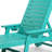 Brighton Outdoor Poly Reclining Chaise Lounge With Wheels & Cup Holder (Set Of 2)-120837547-120881936