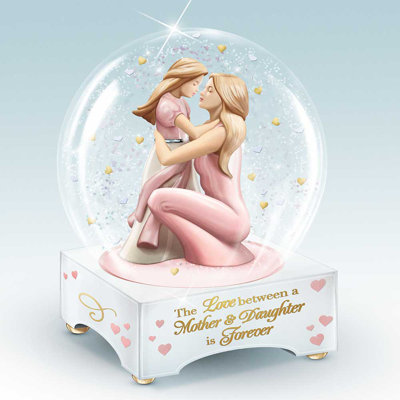 Un globe de paillettes musicales «A Mother and Daughter’s Love Is Forever»
