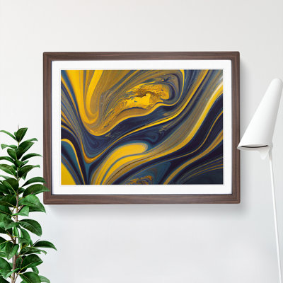 Abstract Marbling Art Vol.1 - Framed Print