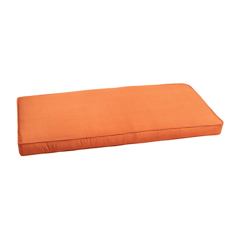 Coussin de siège d'extérieur Sunbrella, L 45 po x P 19 po, Sunbrella® bleu, 2"