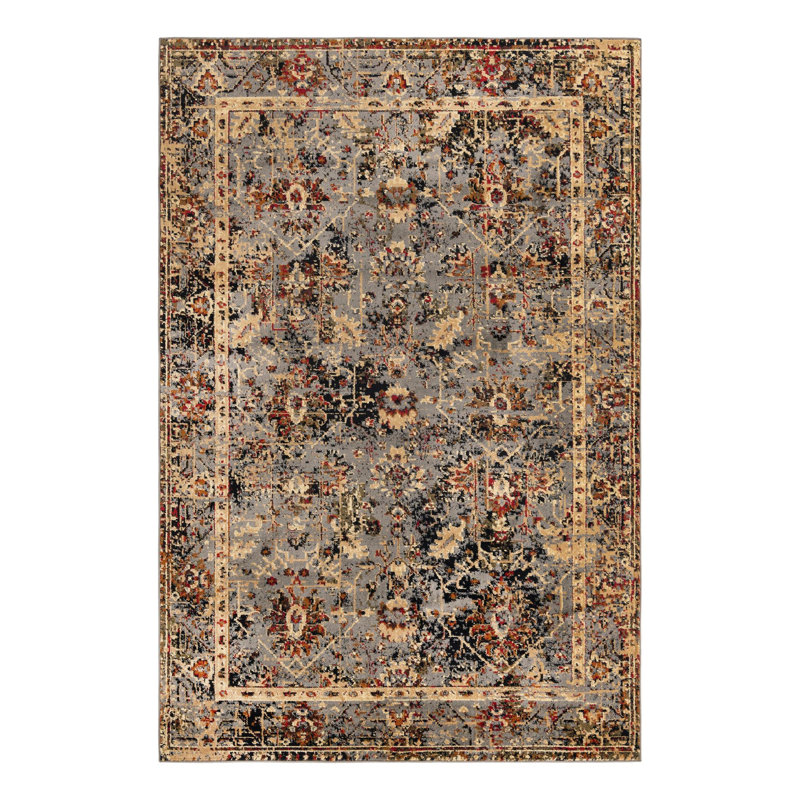Alameda Oriental Indoor Rug, Rectangle 6'1" x 9'