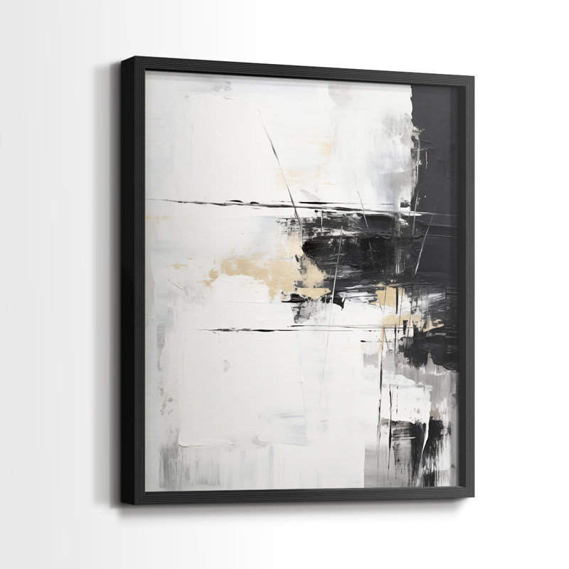 Série ABSTRACT Dxxi - reproduction encadrée de qualité supérieure - prête à être accrochée - aucun clou requis