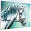 «Gris cheval sur fond bleu», reproduction d'art-34273722-34273928