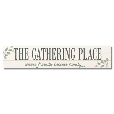 Panneau décoratif intérieur / extérieur en bois Gathering Place
