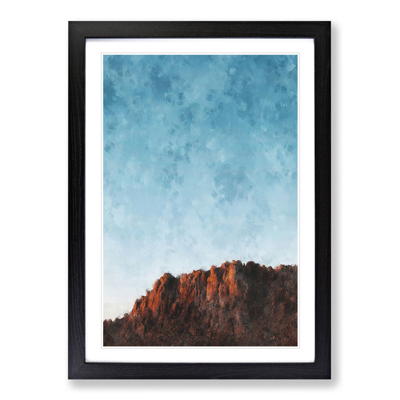 Joshua Tree National Park - Picture Frame Graphic Art Print, 33cm H x 24cm W x 2cm D, Black Framed