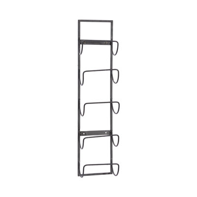 Gentia 5 Bottle Wall Mounted Wine Bottle Rack