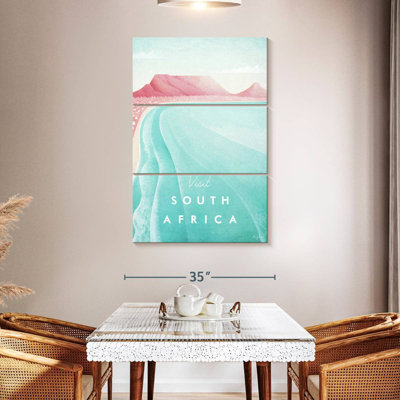 South Africa Vintage Travel Poster