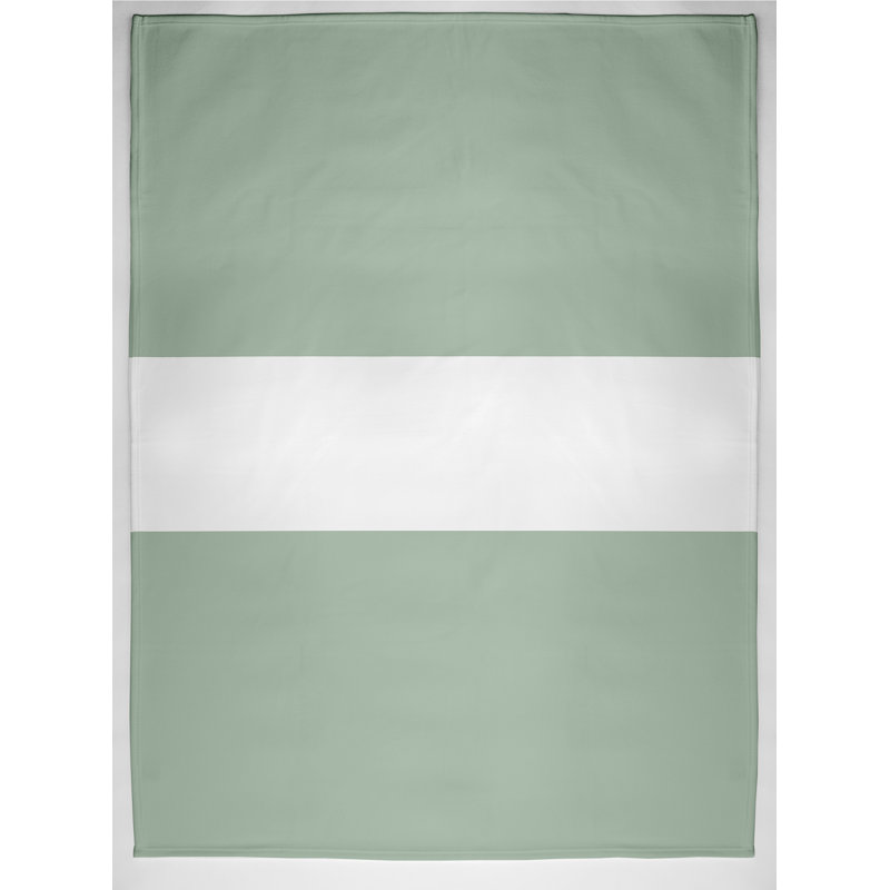 Horton Striped Blanket, Green