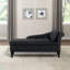 Chaise longue en velours avec accoudoir droit et espace de rangement-2132941837