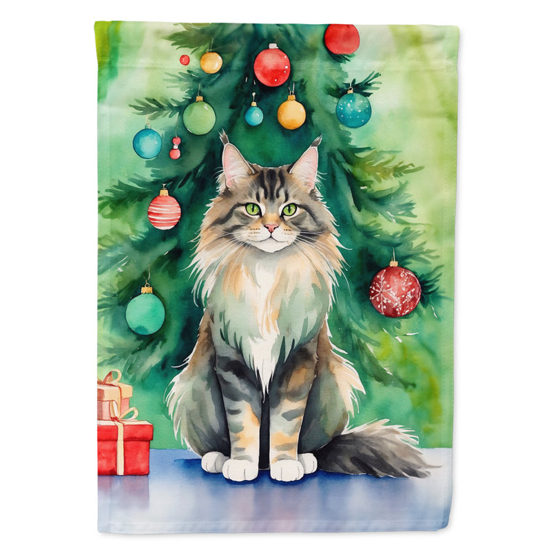 Drapeau de jardin Pixie Bob, MaineCoon